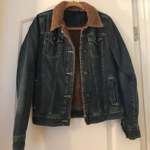 Wrangler fleece lined jacket